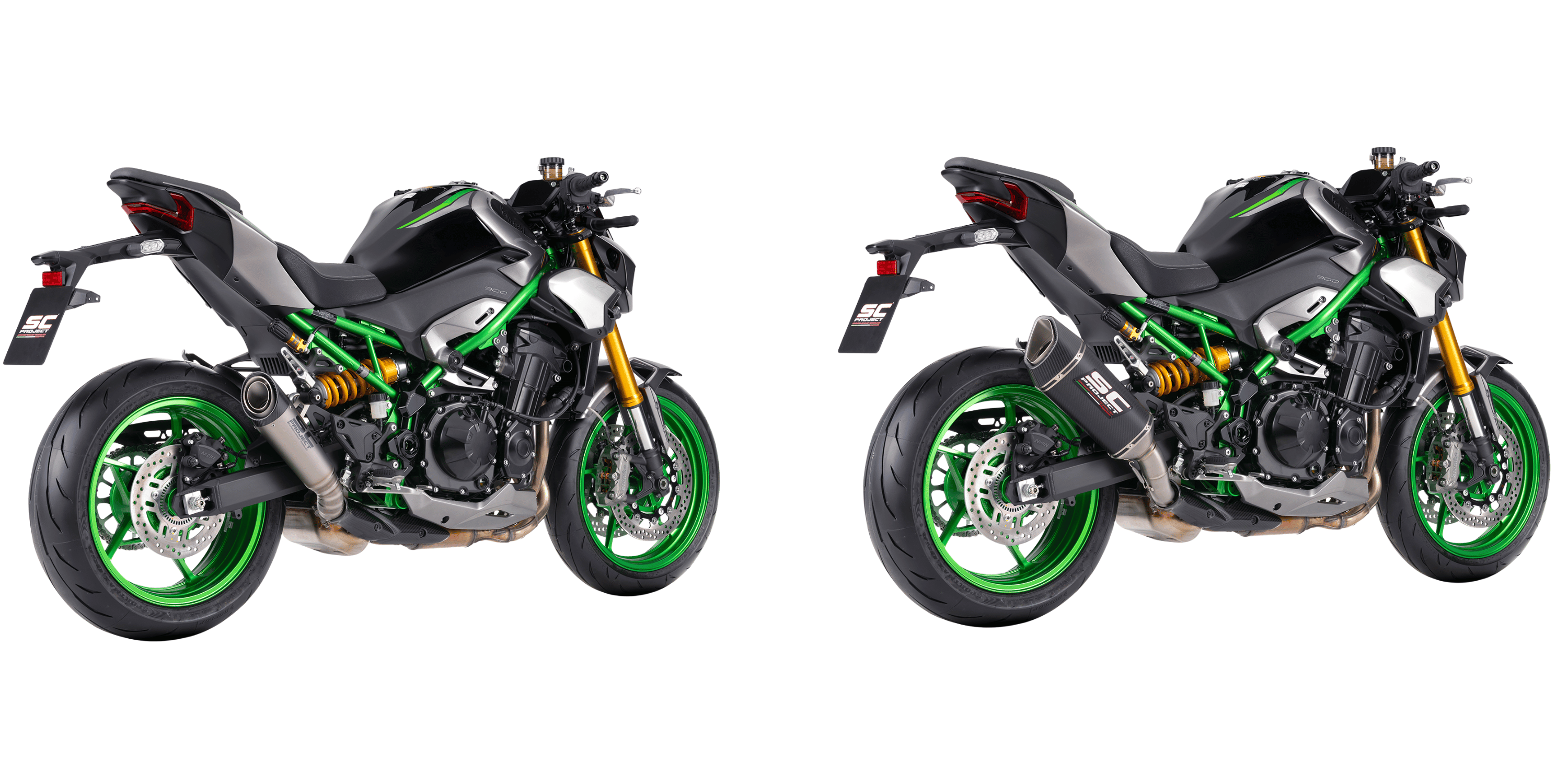 sc project exhaust for kawasaki z900 2025+