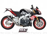 Race Oval Exhaust by SC-Project Aprilia / Tuono V4 1100 Factory / 2015