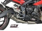 Conic Exhaust by SC-Project Triumph / Street Triple RX / 2016