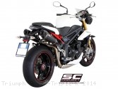 Conic High Mount Exhaust by SC-Project Triumph / Speed Triple R / 2014