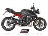 CR-T Exhaust by SC-Project Triumph / Street Triple RX / 2016