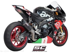 Race Oval Exhaust by SC-Project Aprilia / RSV4 RR / 2015