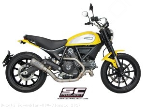CR-T Exhaust by SC-Project Ducati / Scrambler 800 Classic / 2017
