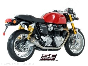 Conic "70s Style" Exhaust by SC-Project Triumph / Speed Twin / 2019