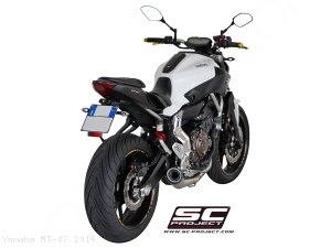 Conic Exhaust by SC-Project Yamaha / MT-07 / 2014