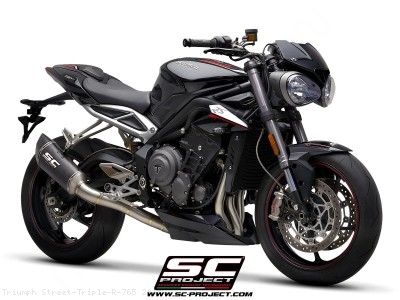 SC1-R Exhaust by SC-Project Triumph / Street Triple R 765 / 2018