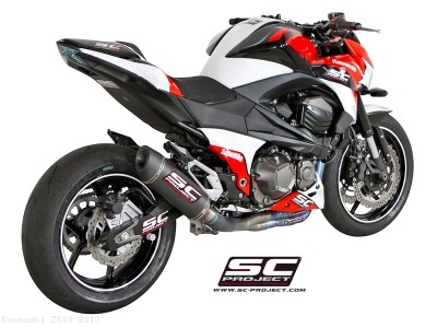 Oval Full System Exhaust by SC-Project Kawasaki / Z800 / 2013