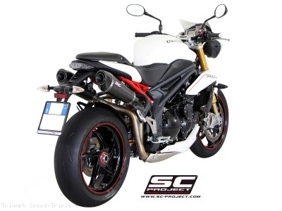 Conic High Mount Exhaust by SC-Project Triumph / Speed Triple R / 2015